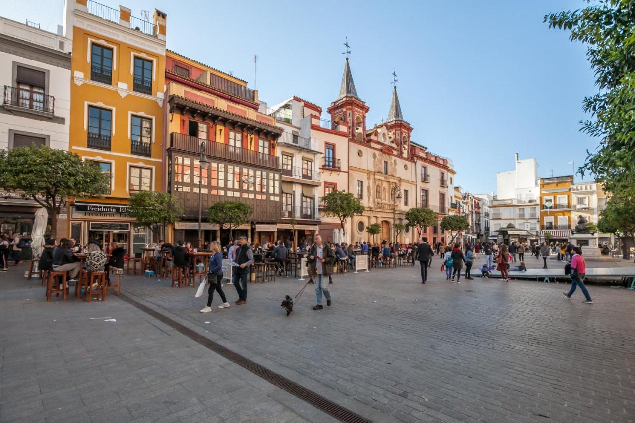 Acogedor Apartamento Junto A La Plaza Del Salvador Siviglia Esterno foto